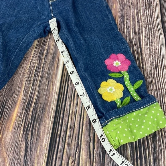 Gymboree Floral Jeans- 18 month - Picture 7 of 9